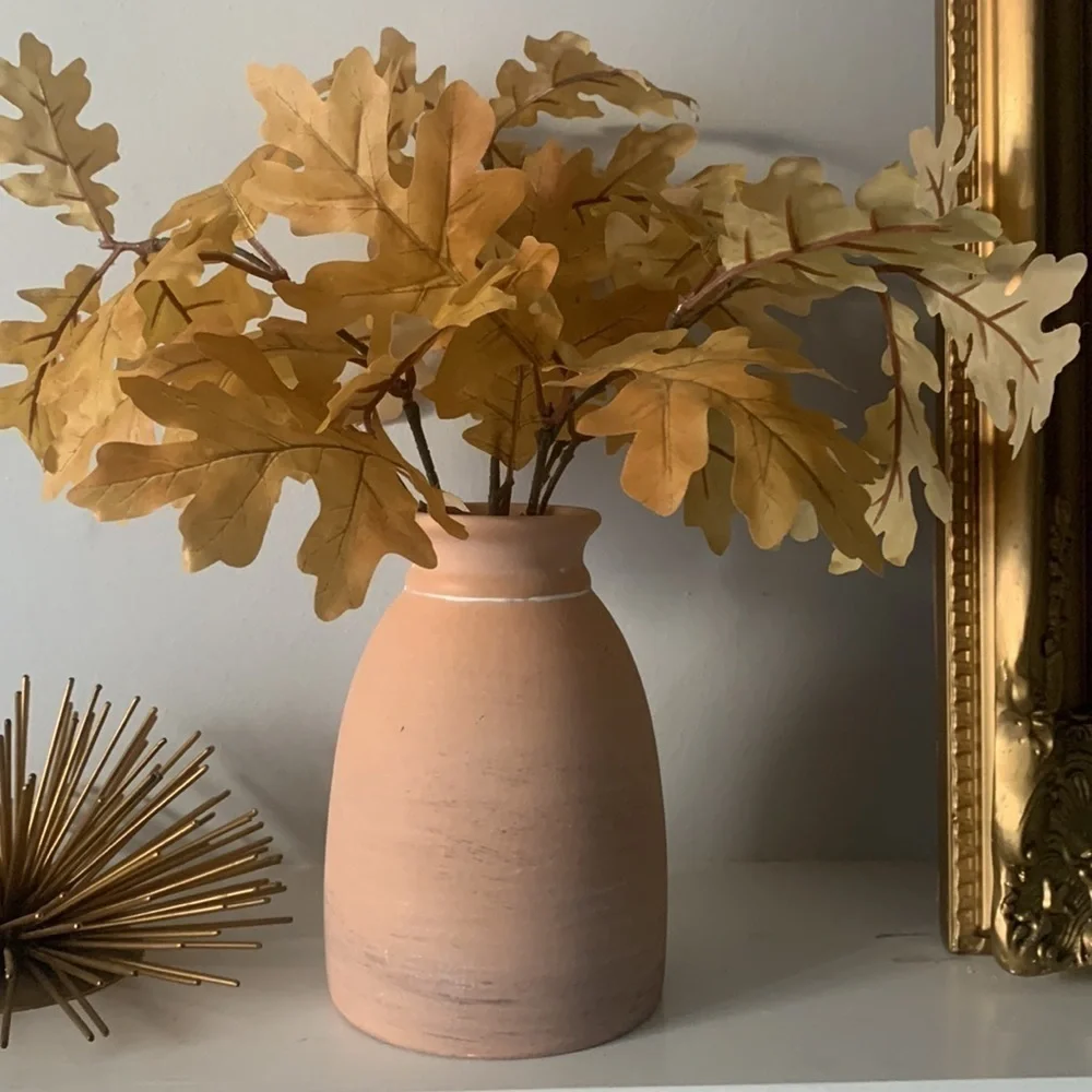Decorative Tabletop Plant‎ Arrangement fall vase